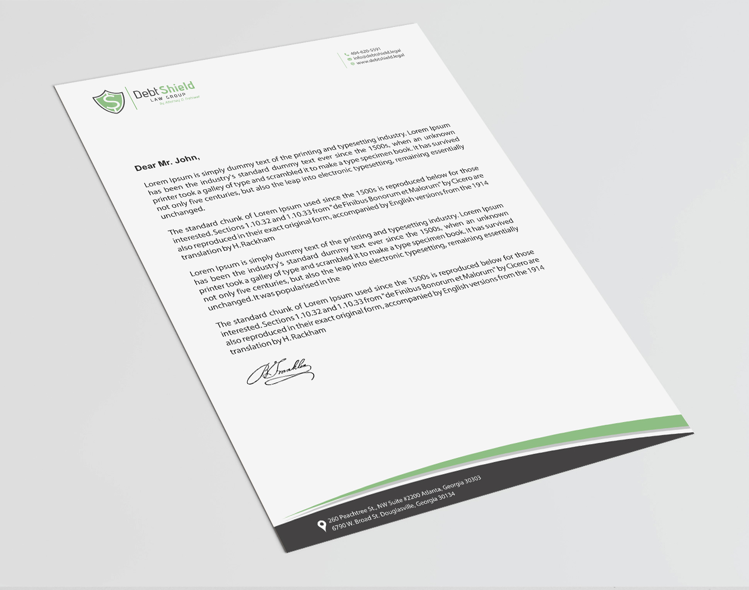 Letterhead Design by Infinitive Technology for this project | Design #18594823