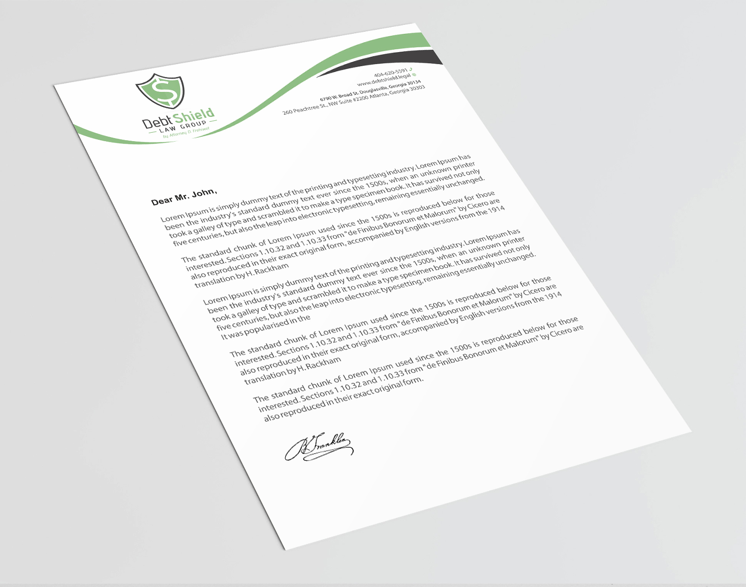 Letterhead Design by Infinitive Technology for this project | Design #18594934