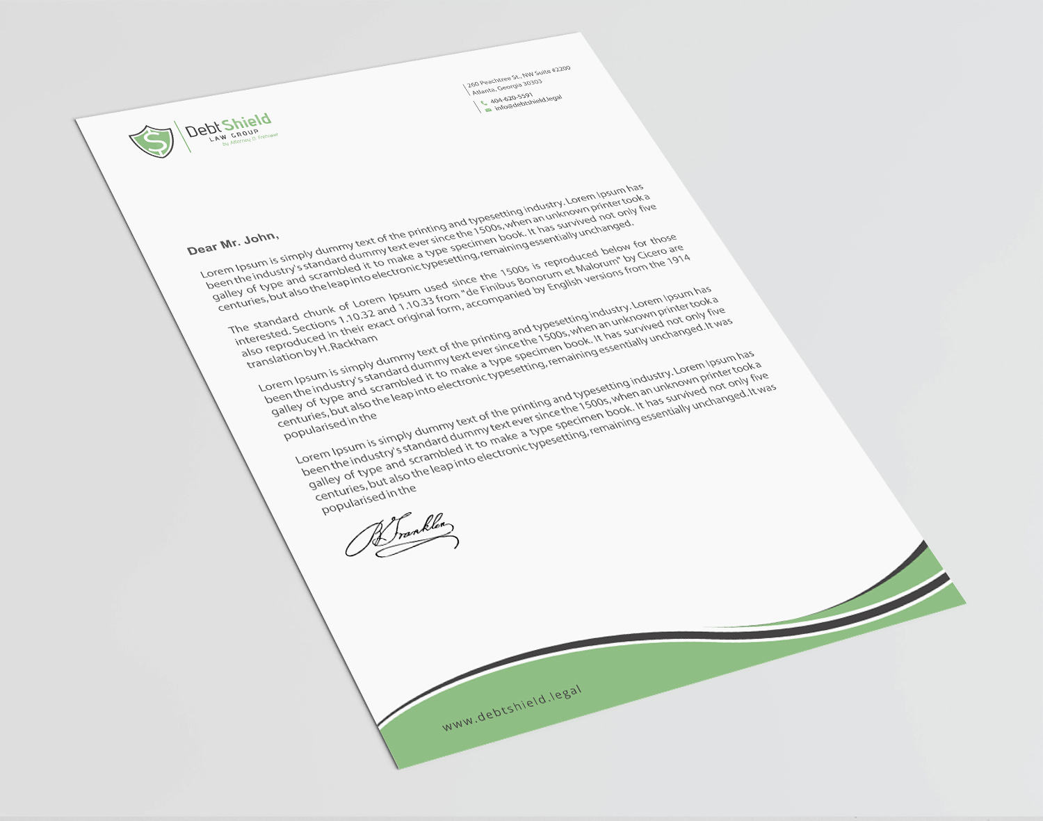Letterhead Design by Infinitive Technology for this project | Design #18594935