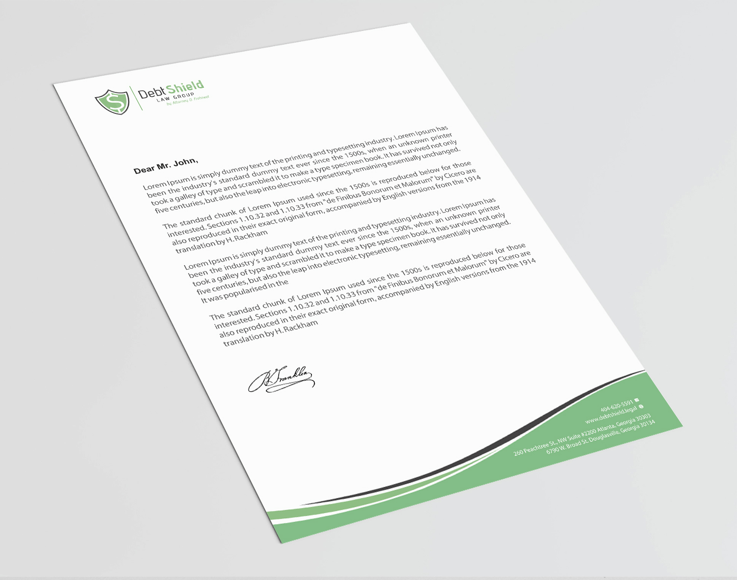 Letterhead Design by Infinitive Technology for this project | Design #18595706