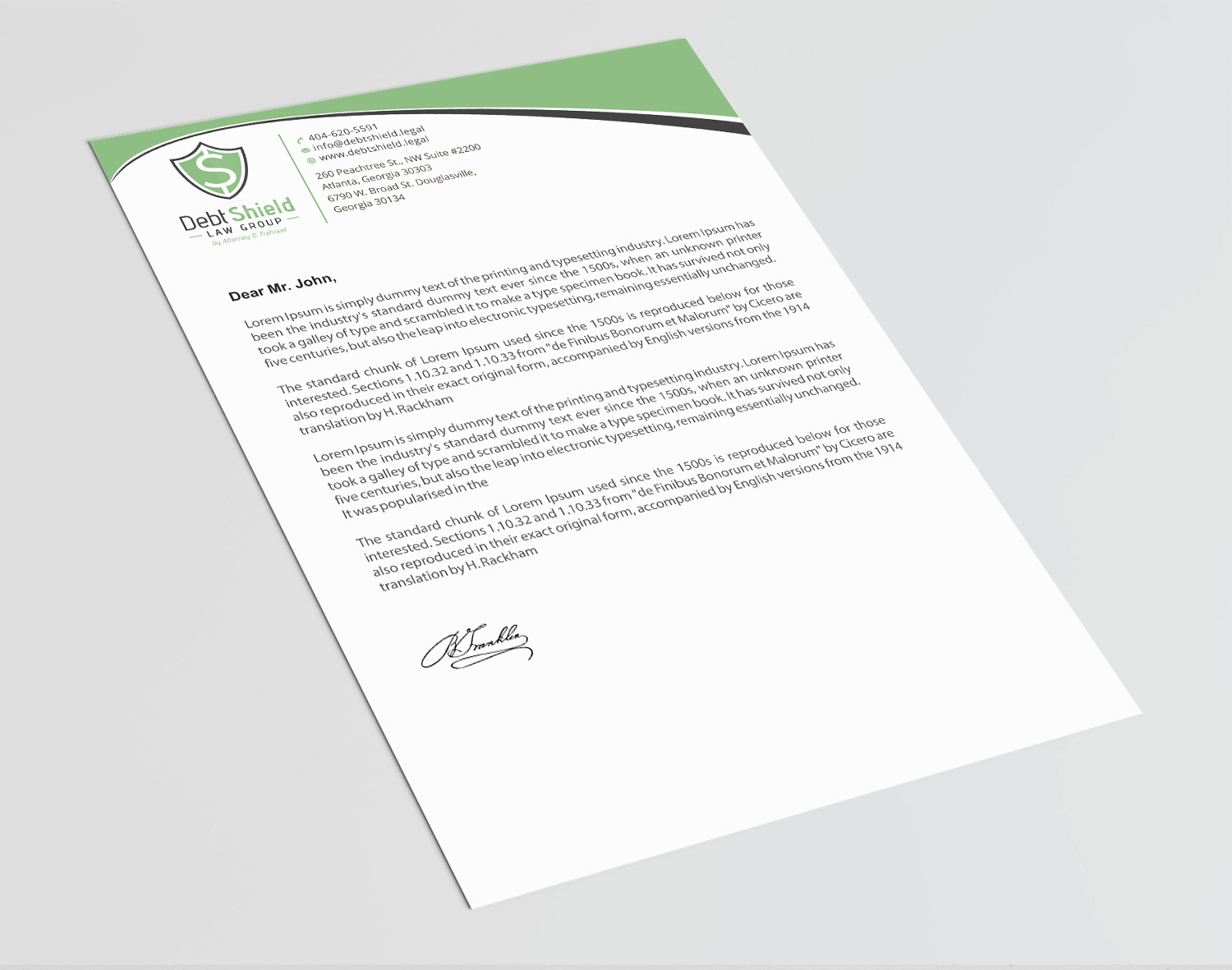 Letterhead Design by Infinitive Technology for this project | Design #18595708