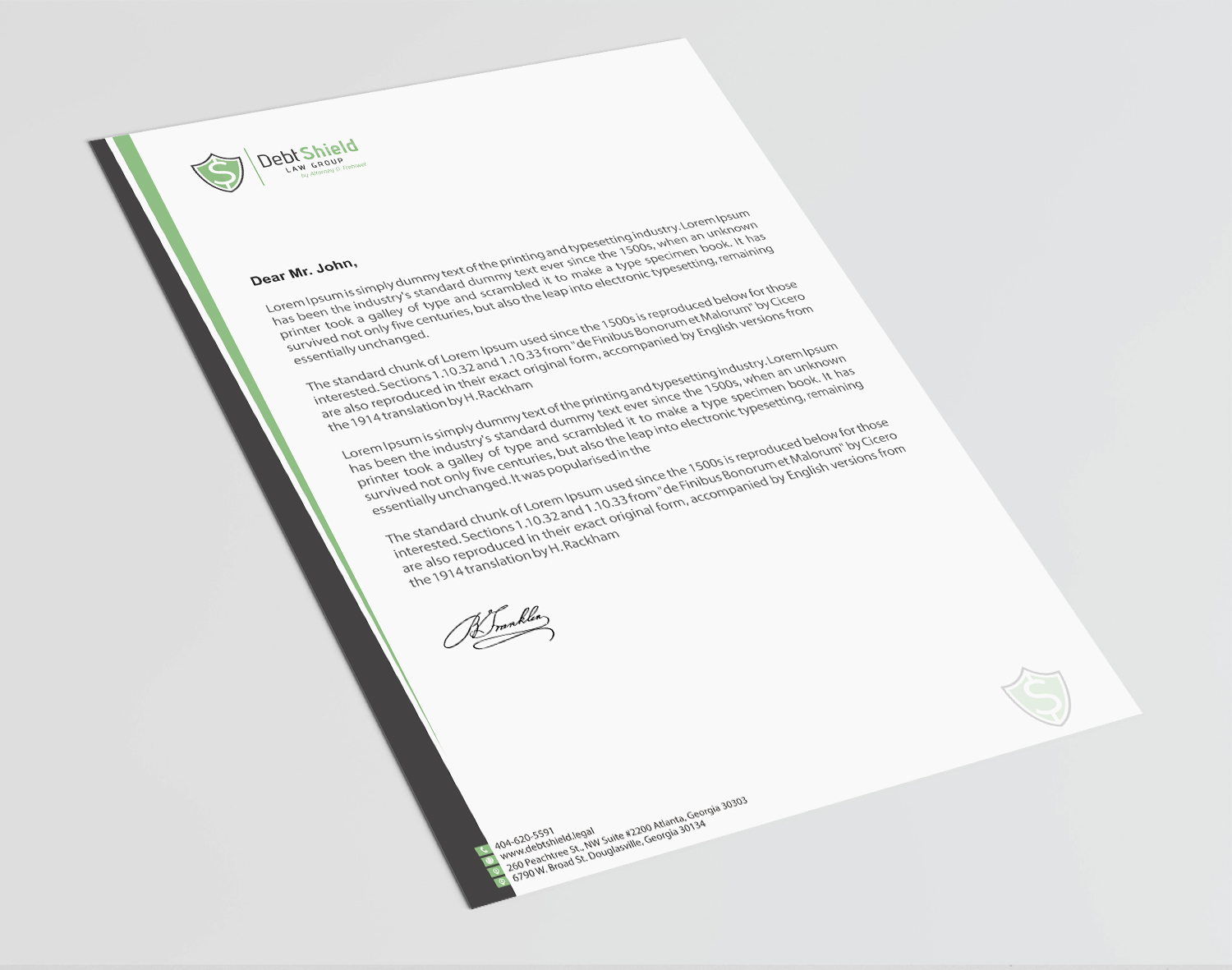 Letterhead Design by Infinitive Technology for this project | Design #18596019