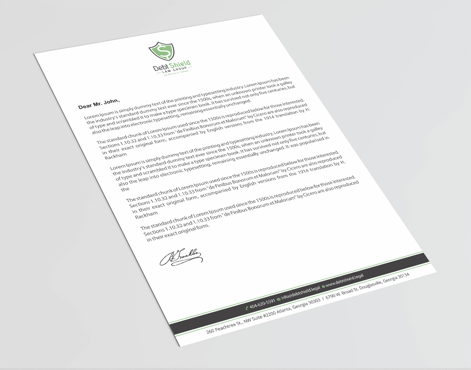 Letterhead Design by Infinitive Technology for this project | Design #18596434