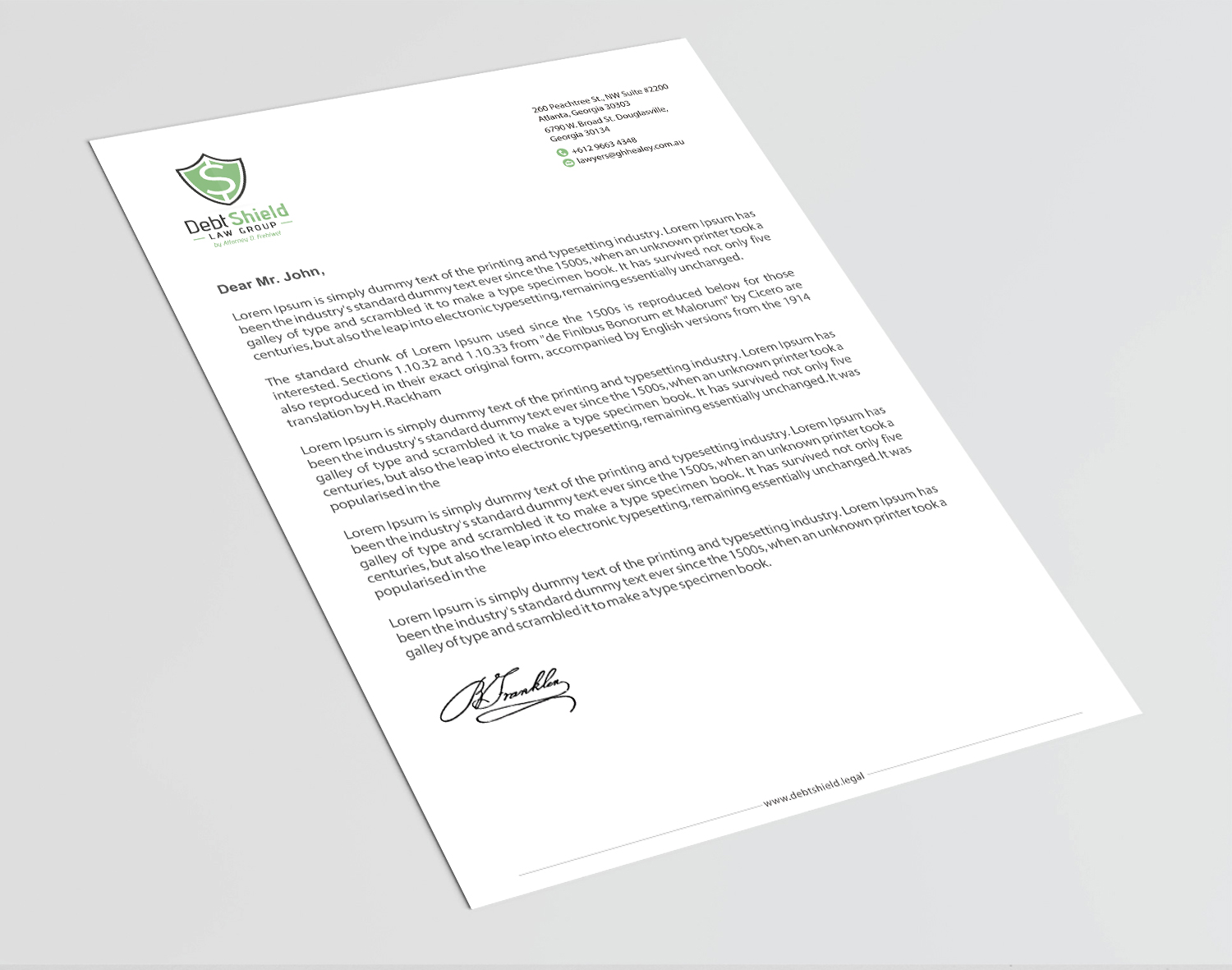 Letterhead Design by Infinitive Technology for this project | Design #18596862
