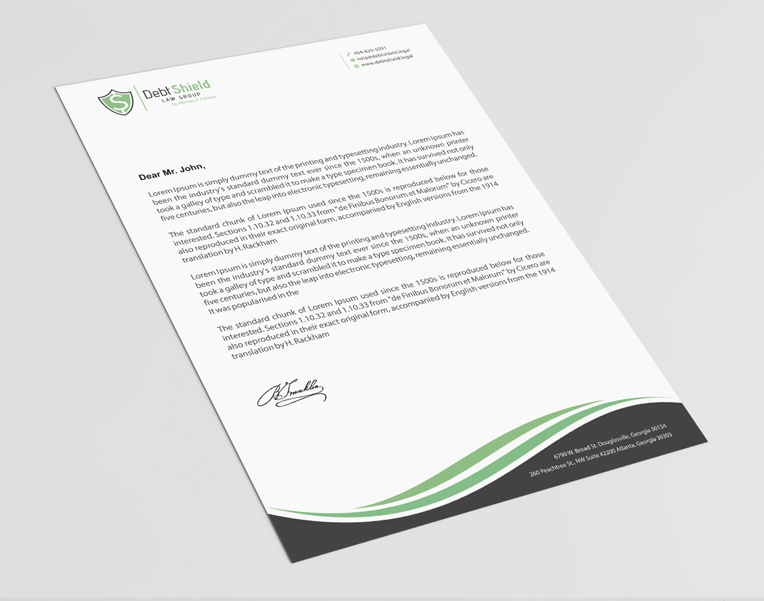 Letterhead Design by Infinitive Technology for this project | Design #18625806