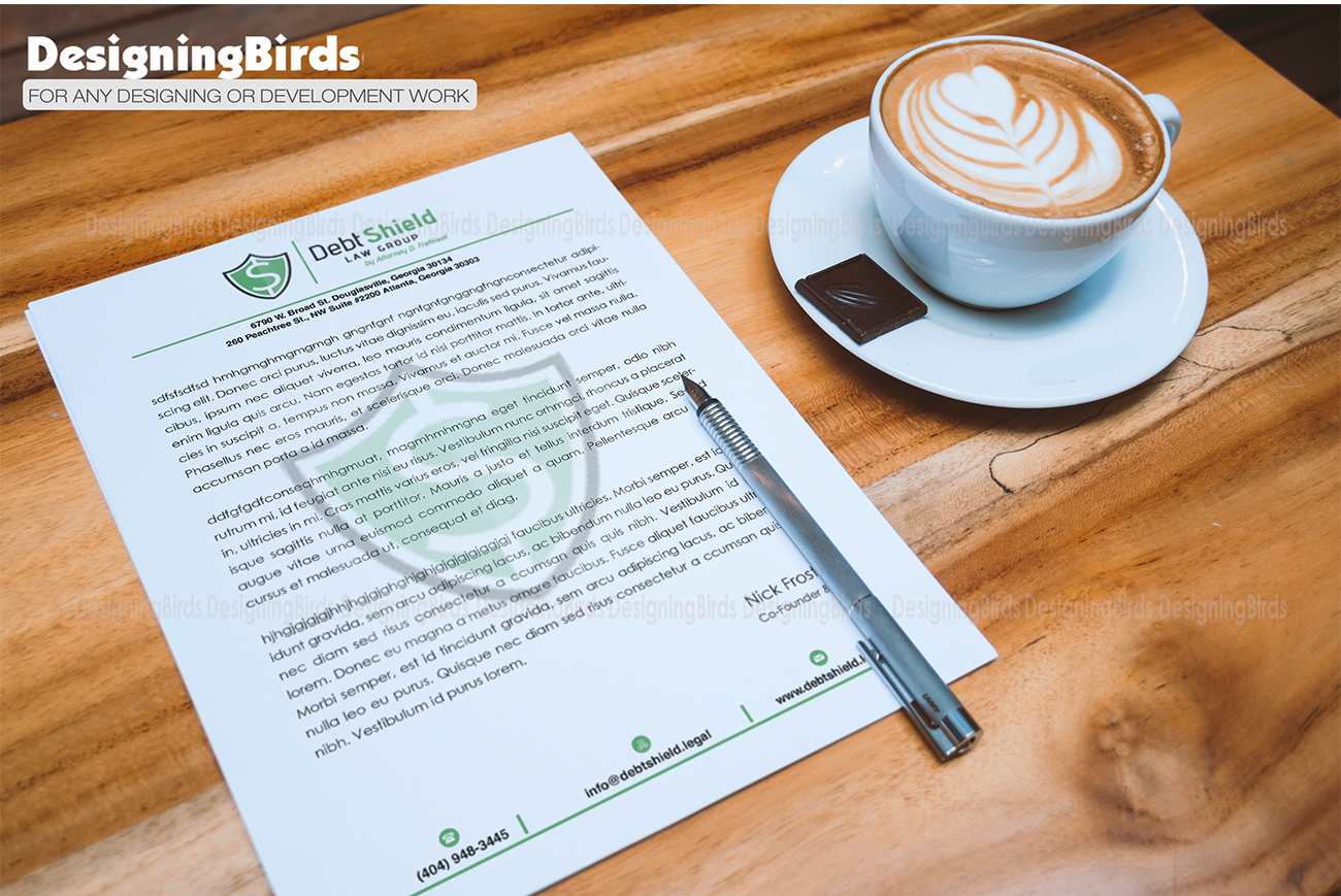 Letterhead Design by Designing Birds for this project | Design #18582174