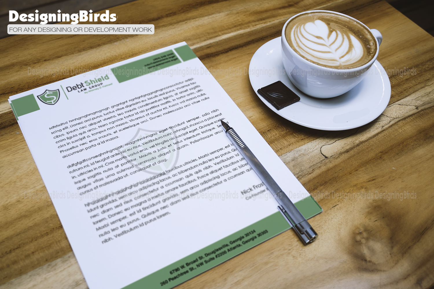 Letterhead Design by Designing Birds for this project | Design #18582578