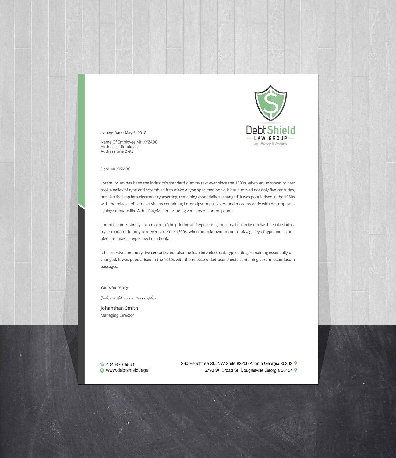 Letterhead Design by Creations Box 2015 for this project | Design #18583069