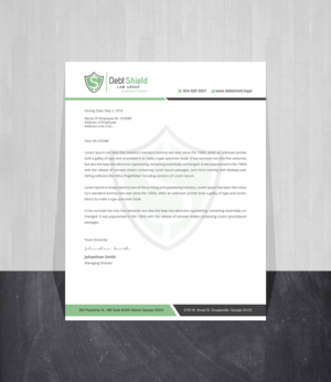Letterhead Design by Creations Box 2015 for this project | Design: #18583070