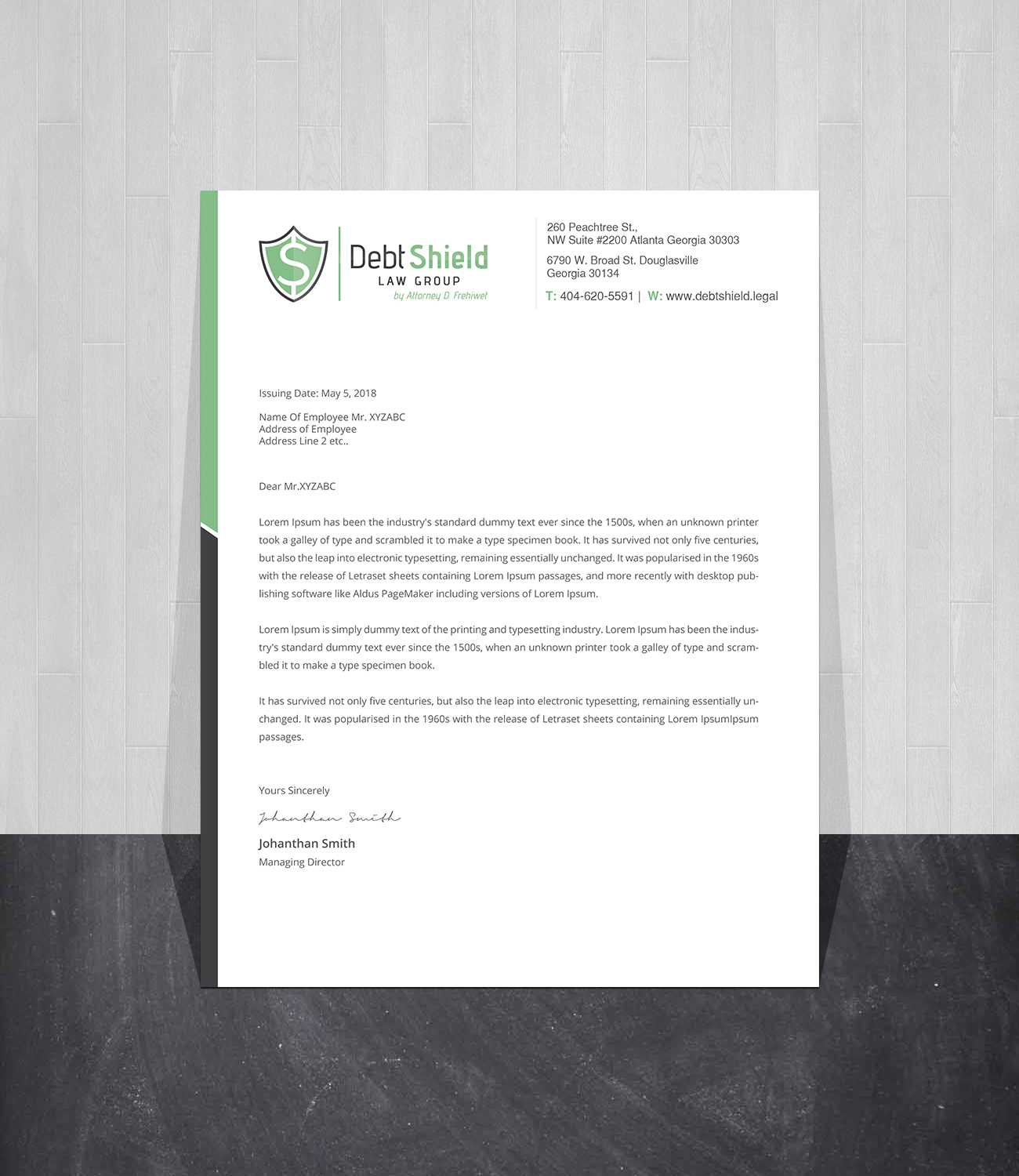 Letterhead Design by Creations Box 2015 for this project | Design #18583072