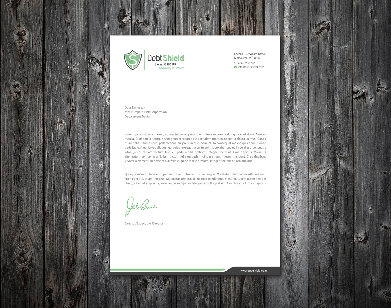 Letterhead Design by mdreyad for this project | Design #18661776