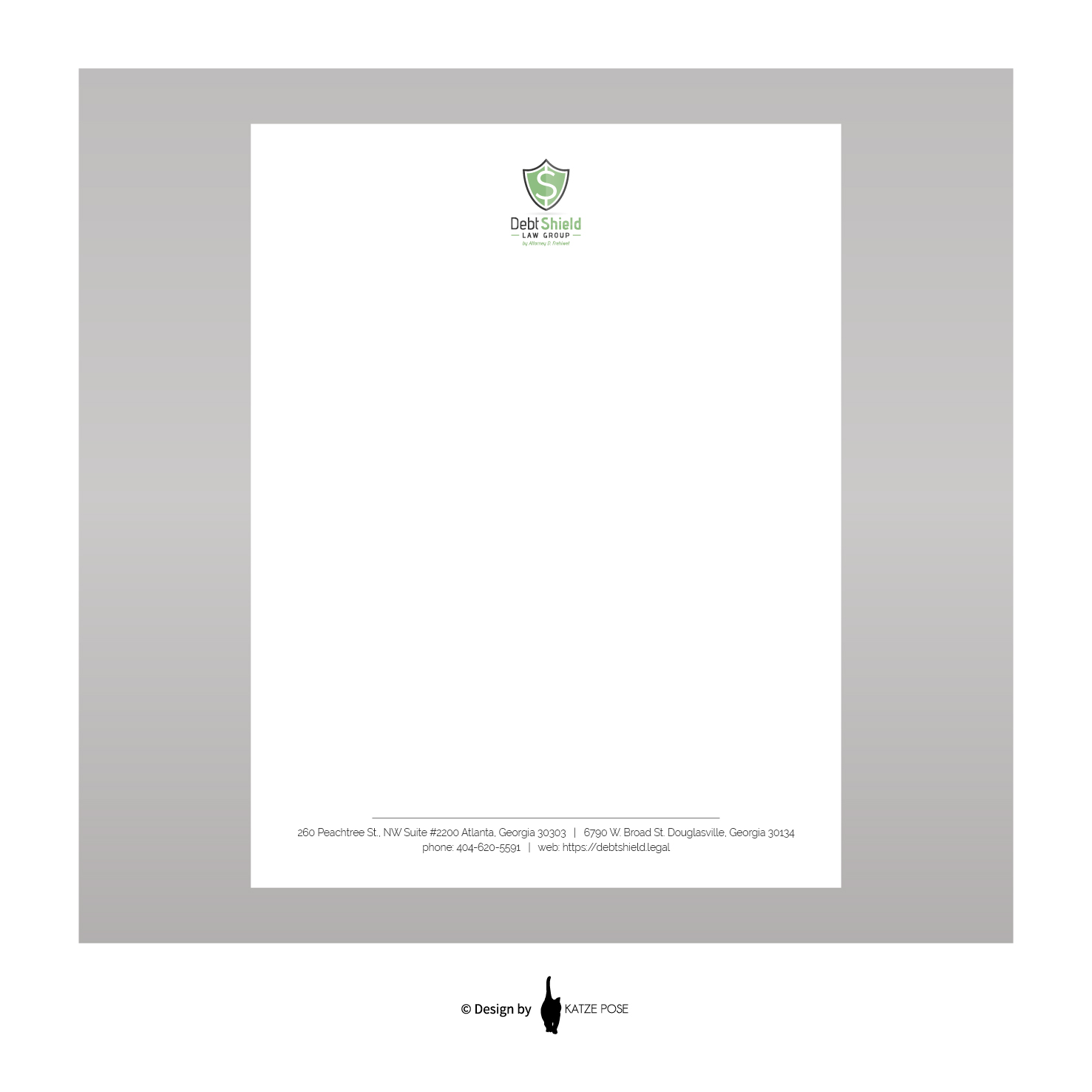 Letterhead Design by KATZEPOSE for this project | Design #18577371