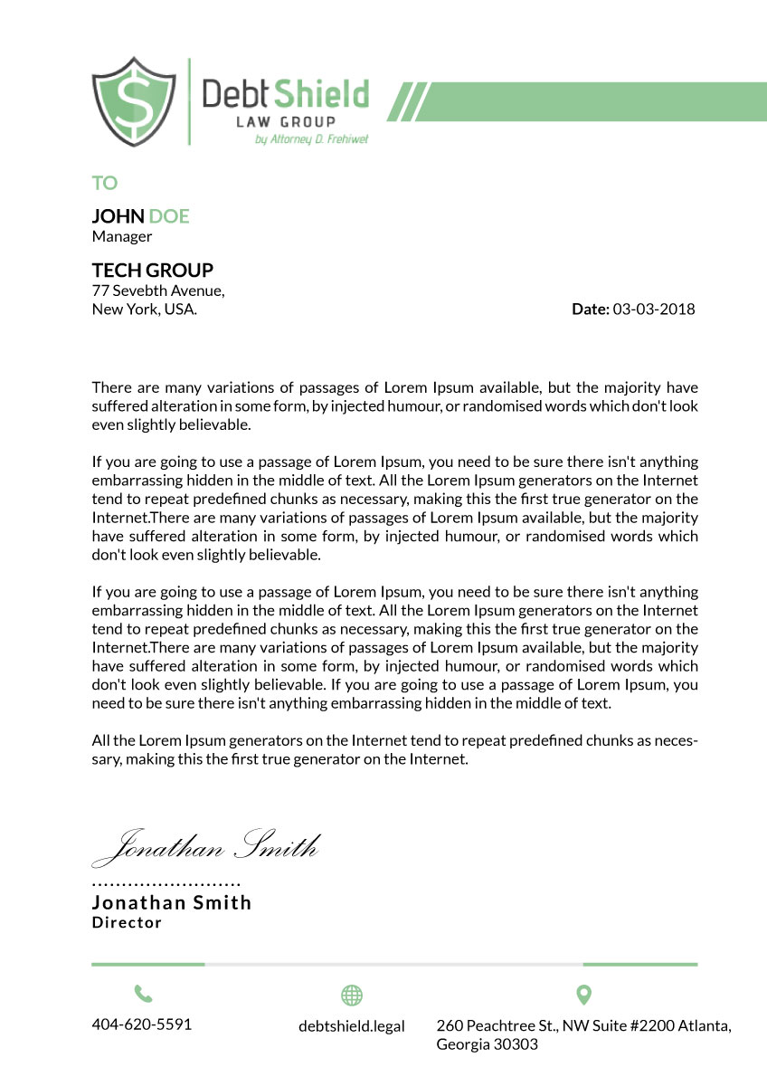 serious modern legal letterhead design for a company by modern attorney letterhead