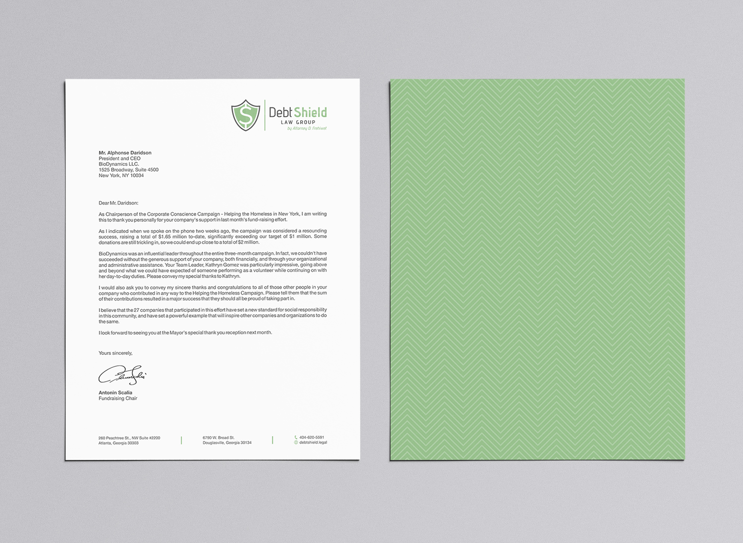 Letterhead Design by logodentity for this project | Design #18589020