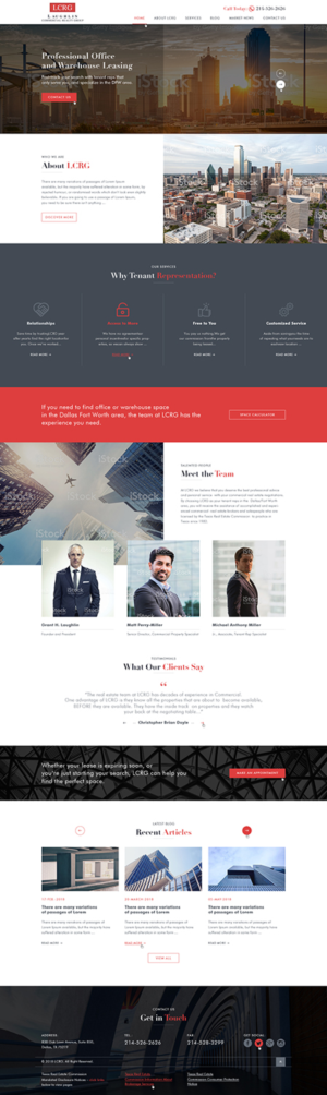 LCRG site redesign | Web Design by Ved Web Services
