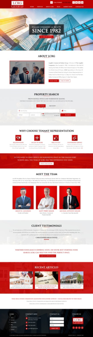 LCRG site redesign | Web Design by Reimagine