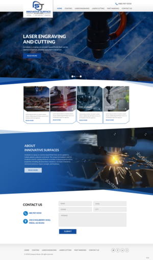 Wordpress Design by pb for Innovative Surface Technologies | Design: #19421428