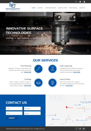 Wordpress Design by rightway for Innovative Surface Technologies | Design: #19429047