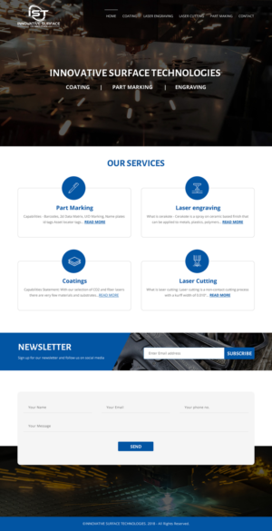 Wordpress Design by rightway for Innovative Surface Technologies | Design: #19429050
