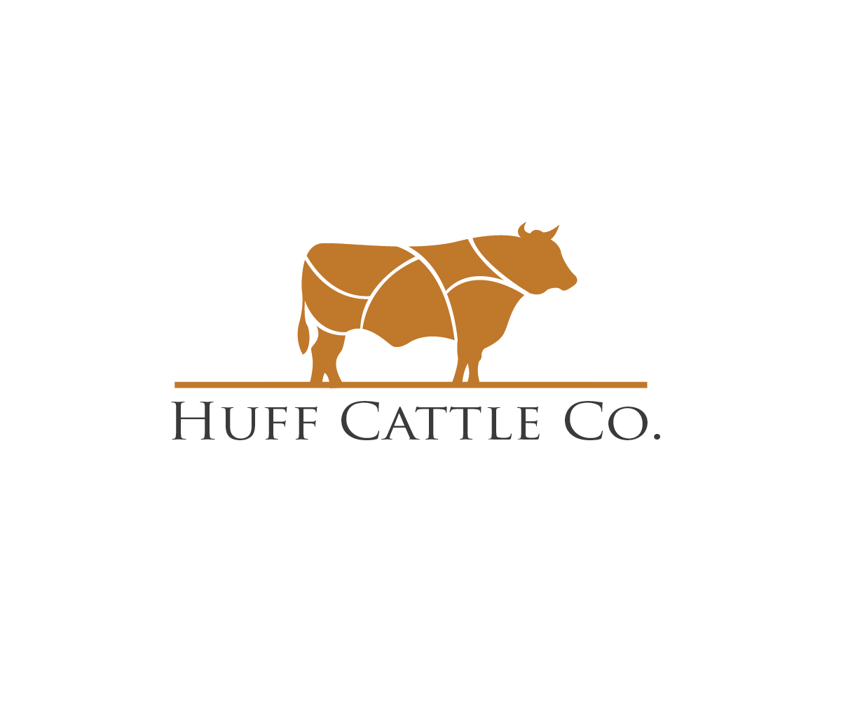 Logo Design by renderman for Huff Cattle Co. | Design #18566768