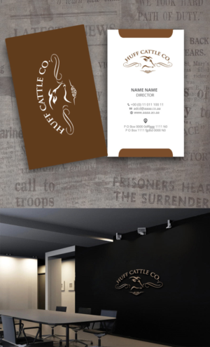 Design de Logo par zebronicgraphic pour Huff Cattle Co. | Design : #18576631