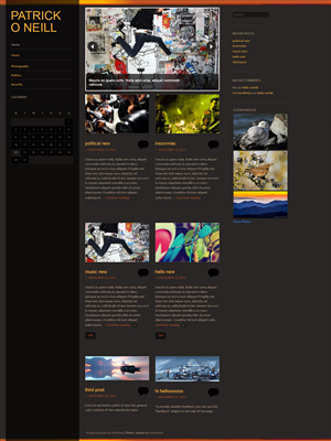 Wordpress Design by Arindam