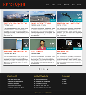 Wordpress Design by Expert Designer for this project | Design #2882314