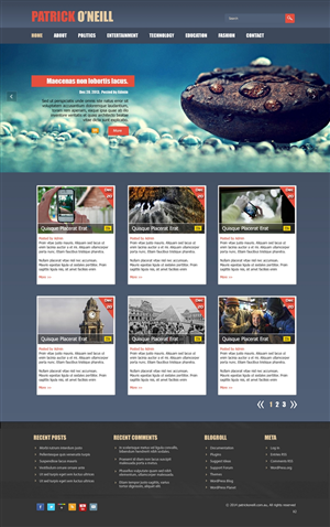 WordPress-Design von pb für dieses Projekt | Design: #2842935