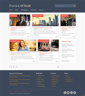 WordPress-Design von pb für dieses Projekt | Design: #2846992