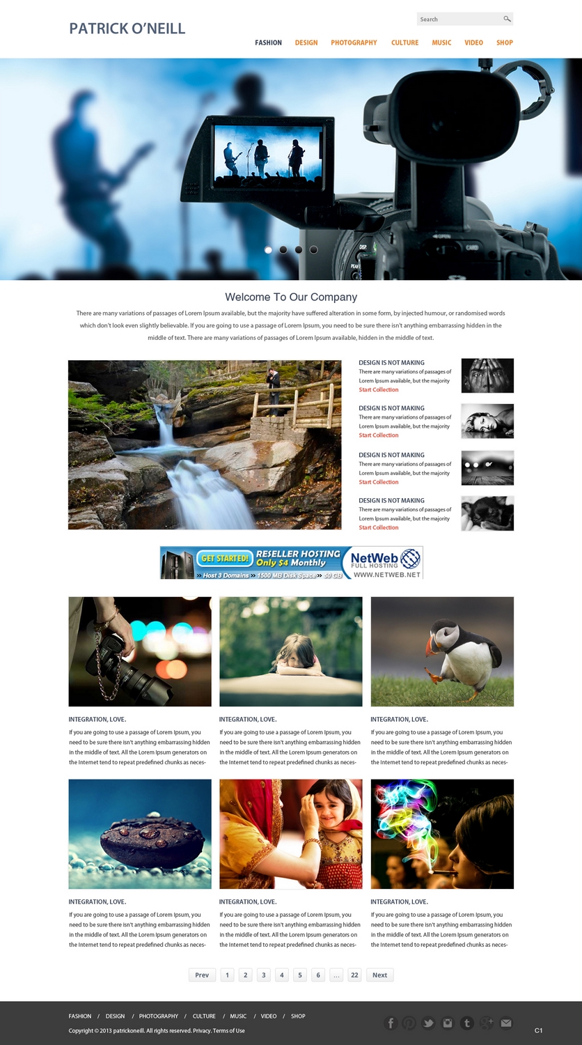 Wordpress Design by pb for this project | Design #2846994