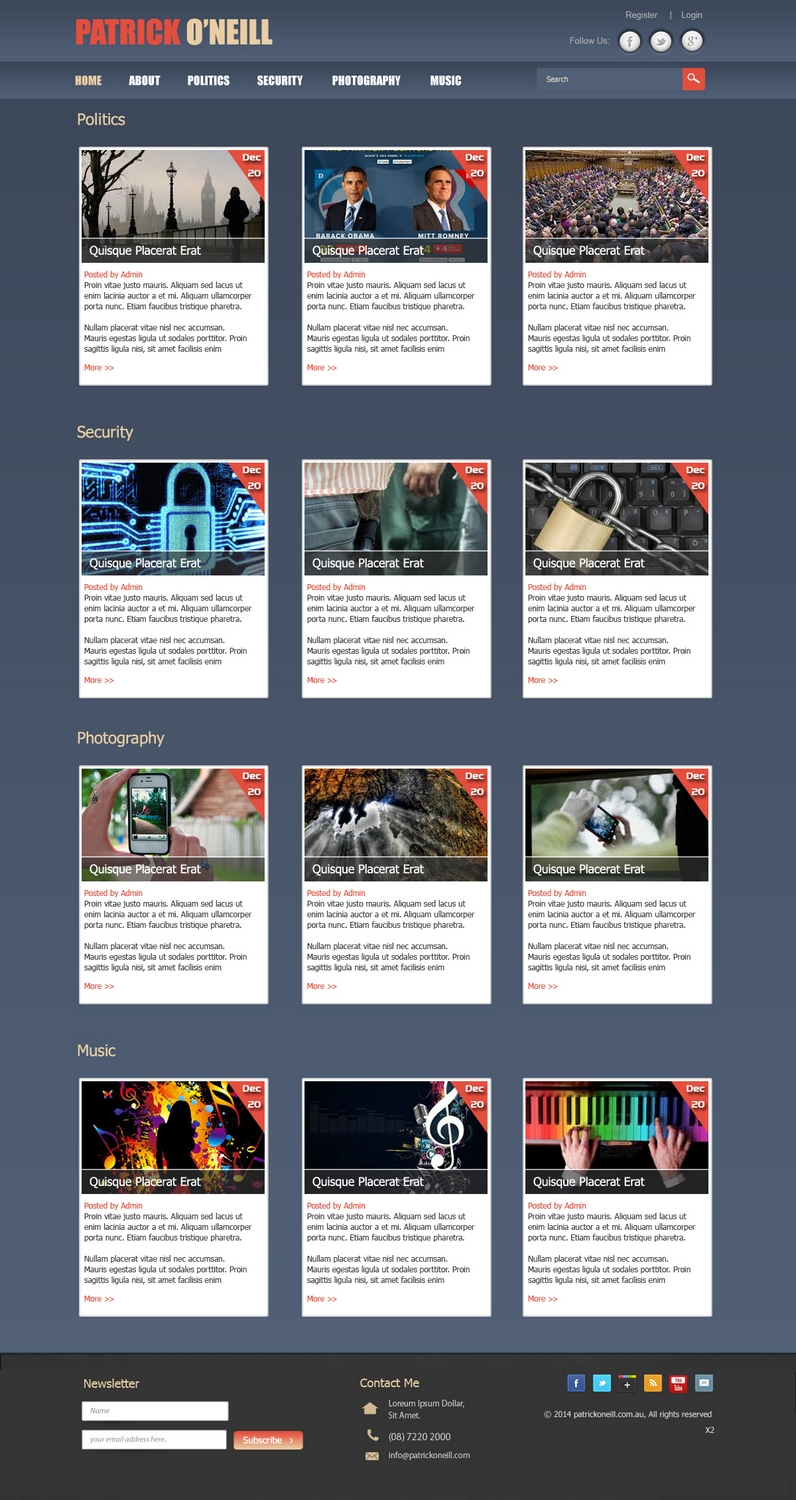 Wordpress Design by pb for this project | Design #2858325