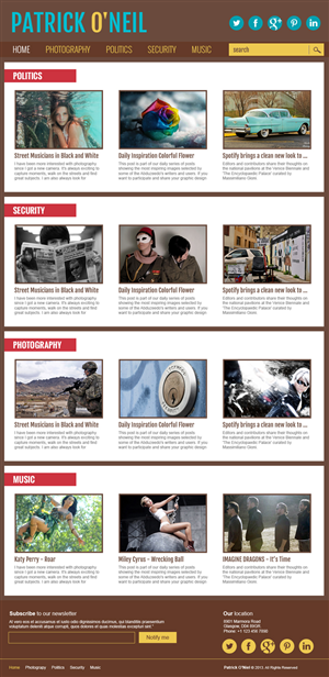 WordPress-Design von jeckx2 für dieses Projekt | Design: #2830914