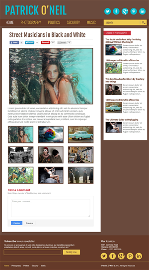 WordPress-Design von jeckx2 für dieses Projekt | Design: #2831113