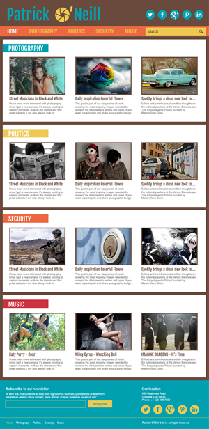 WordPress-Design von jeckx2 für dieses Projekt | Design: #2941198