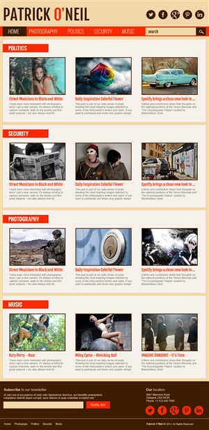 WordPress-Design von jeckx2 für dieses Projekt | Design: #2941219