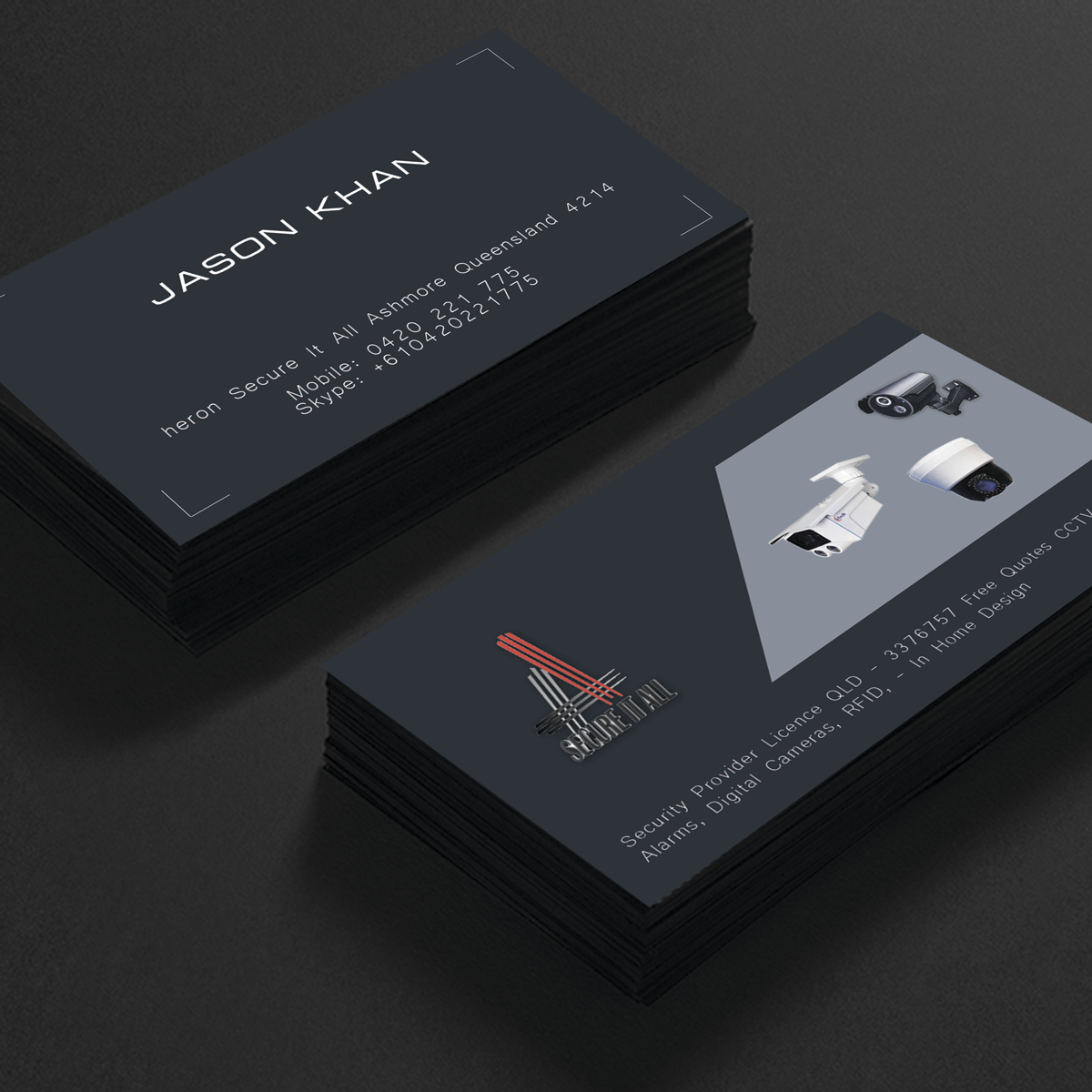Business Card Design by JulySprite for Secure It All | Design #2827160