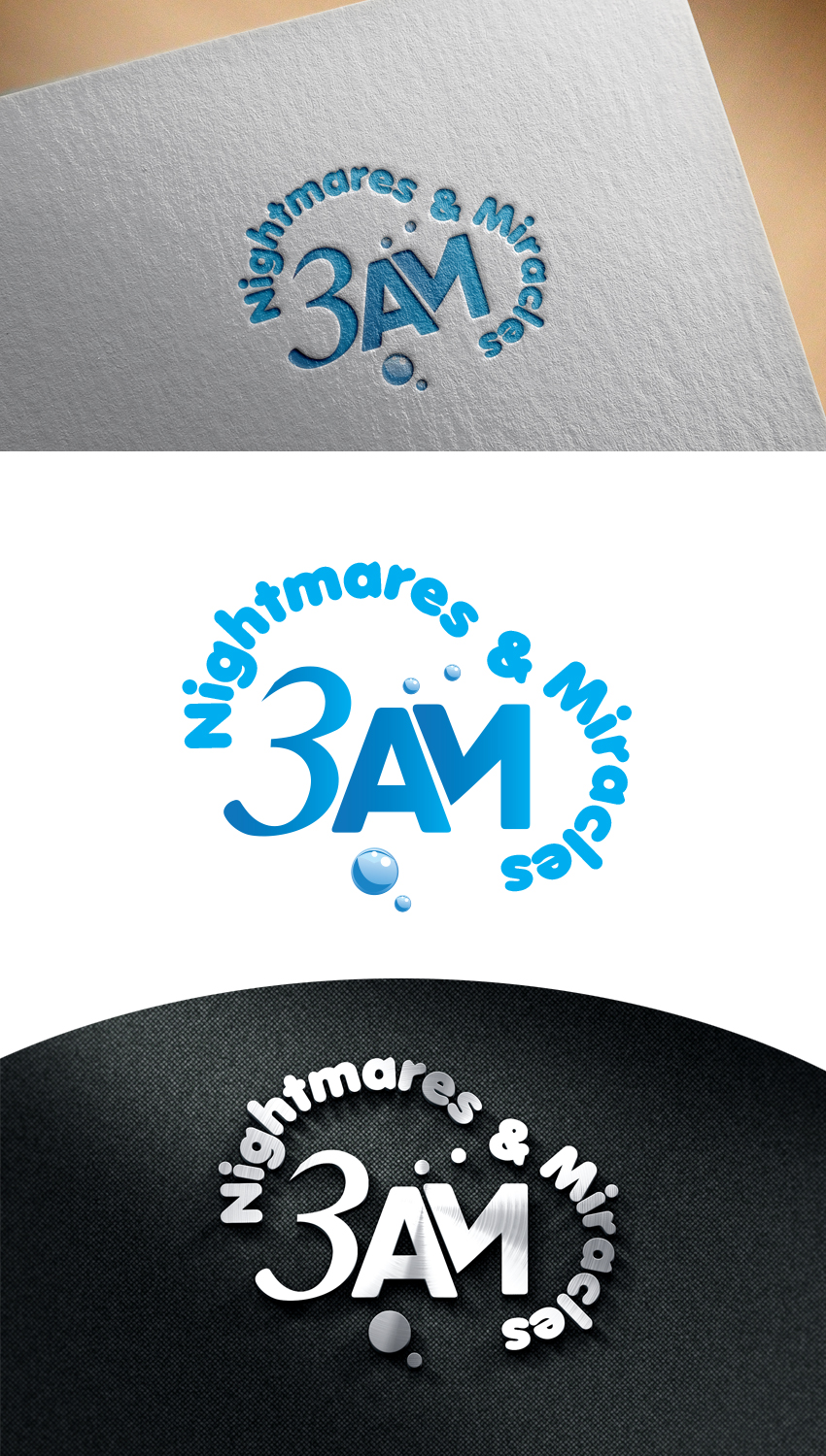 Logo Design by uk for 3AM Nightmares & Miracles | Design: #18607466