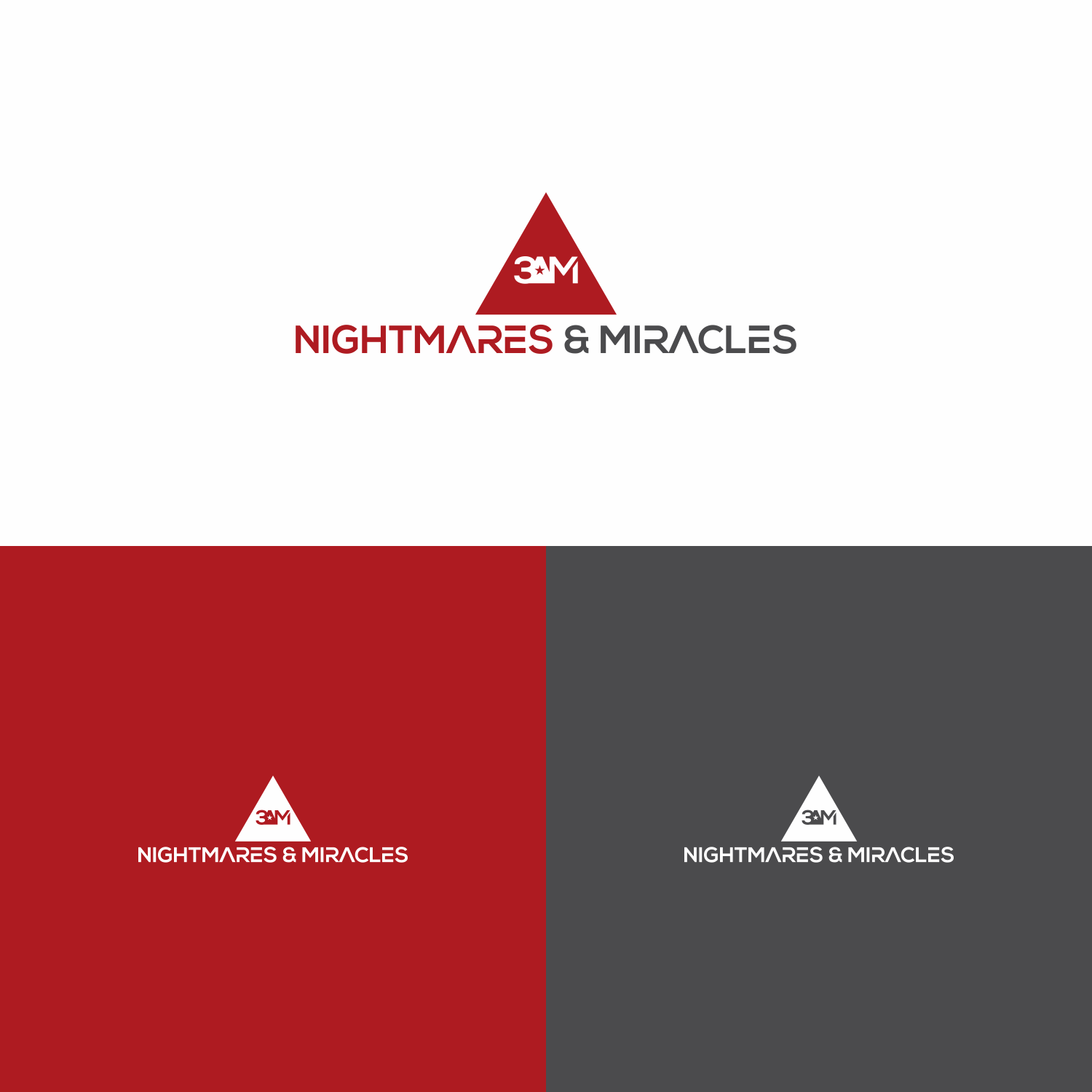 Logo Design by Faris LH for 3AM Nightmares & Miracles | Design #18652454