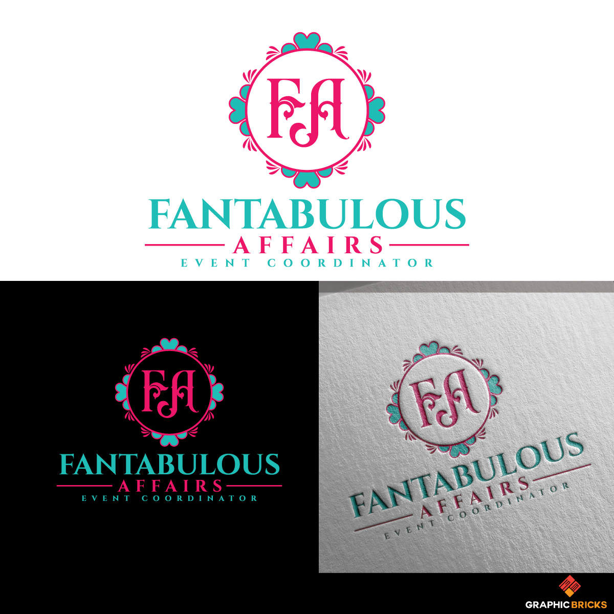 Logo Design by Graphic Bricks for Fantabulous Affairs | Design #18592402