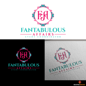 Fantabulous Affairs     (underneath logo in small font write Event Coordinator) | Logo Design by Graphic Bricks