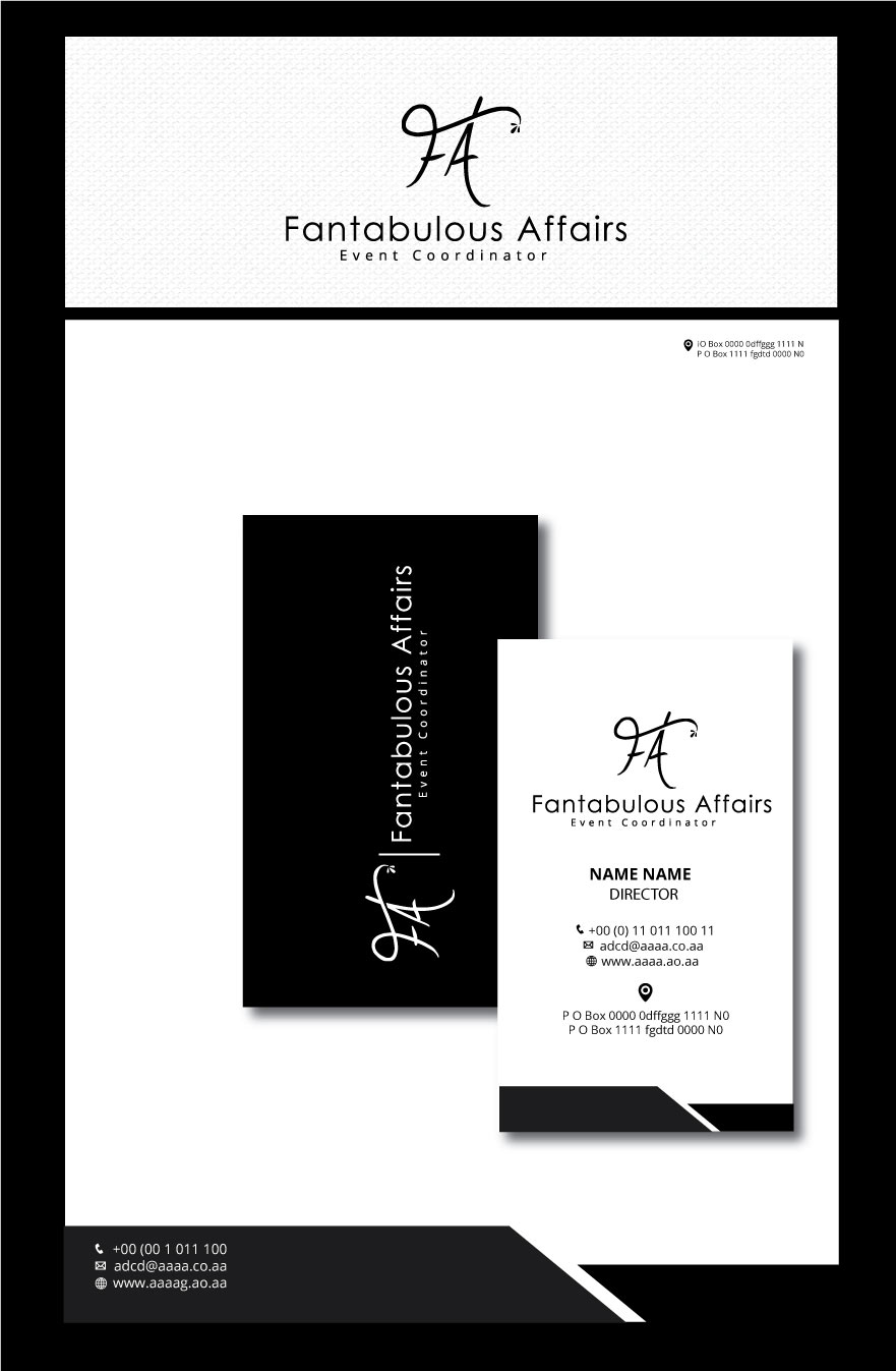 Logo Design by zebronicgraphic for Fantabulous Affairs | Design #18576544