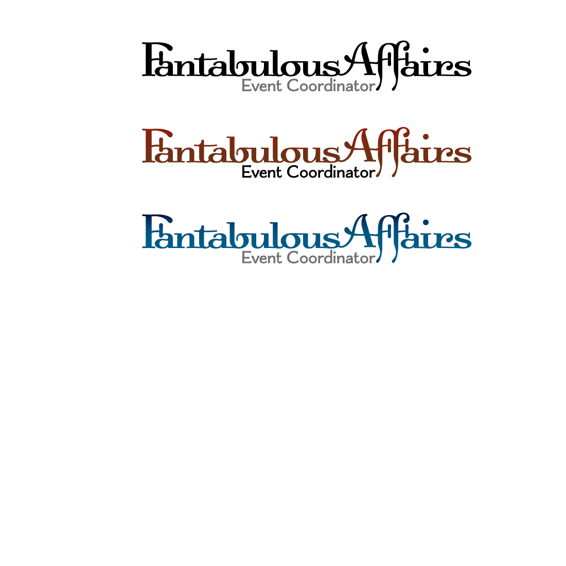 Logo Design by cmwar for Fantabulous Affairs | Design #18577853