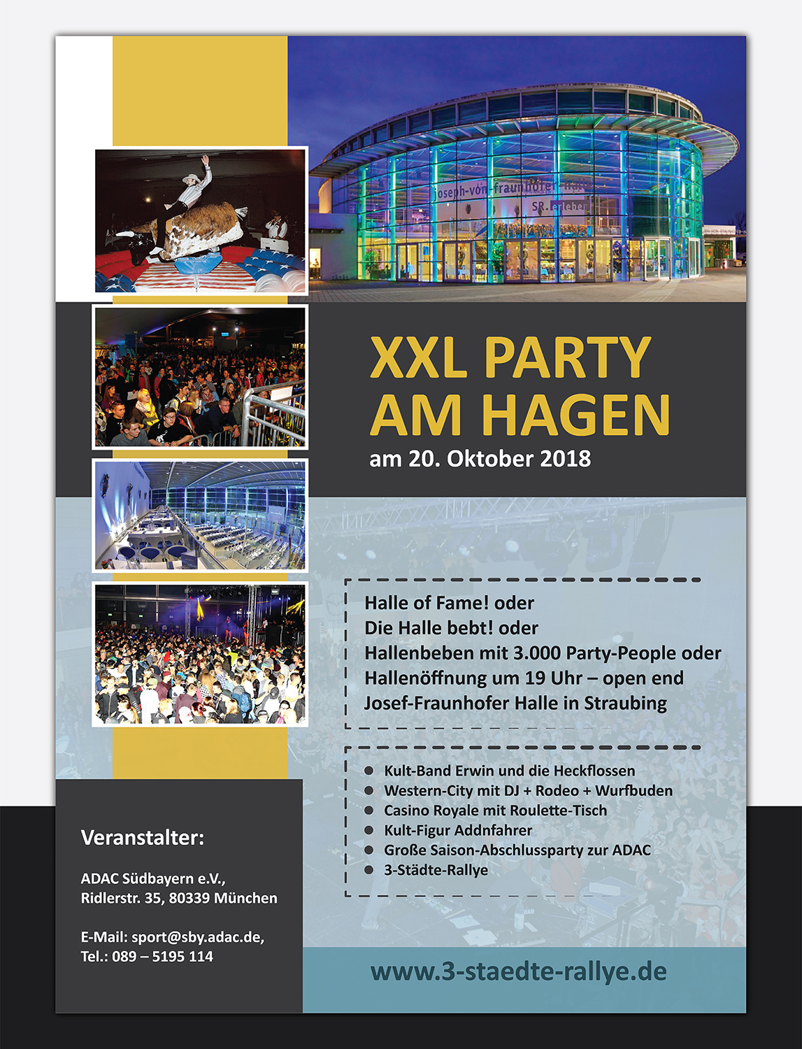 Poster Design by Deziners Zone for ADAC Südbayern e.V. | Design #18586025