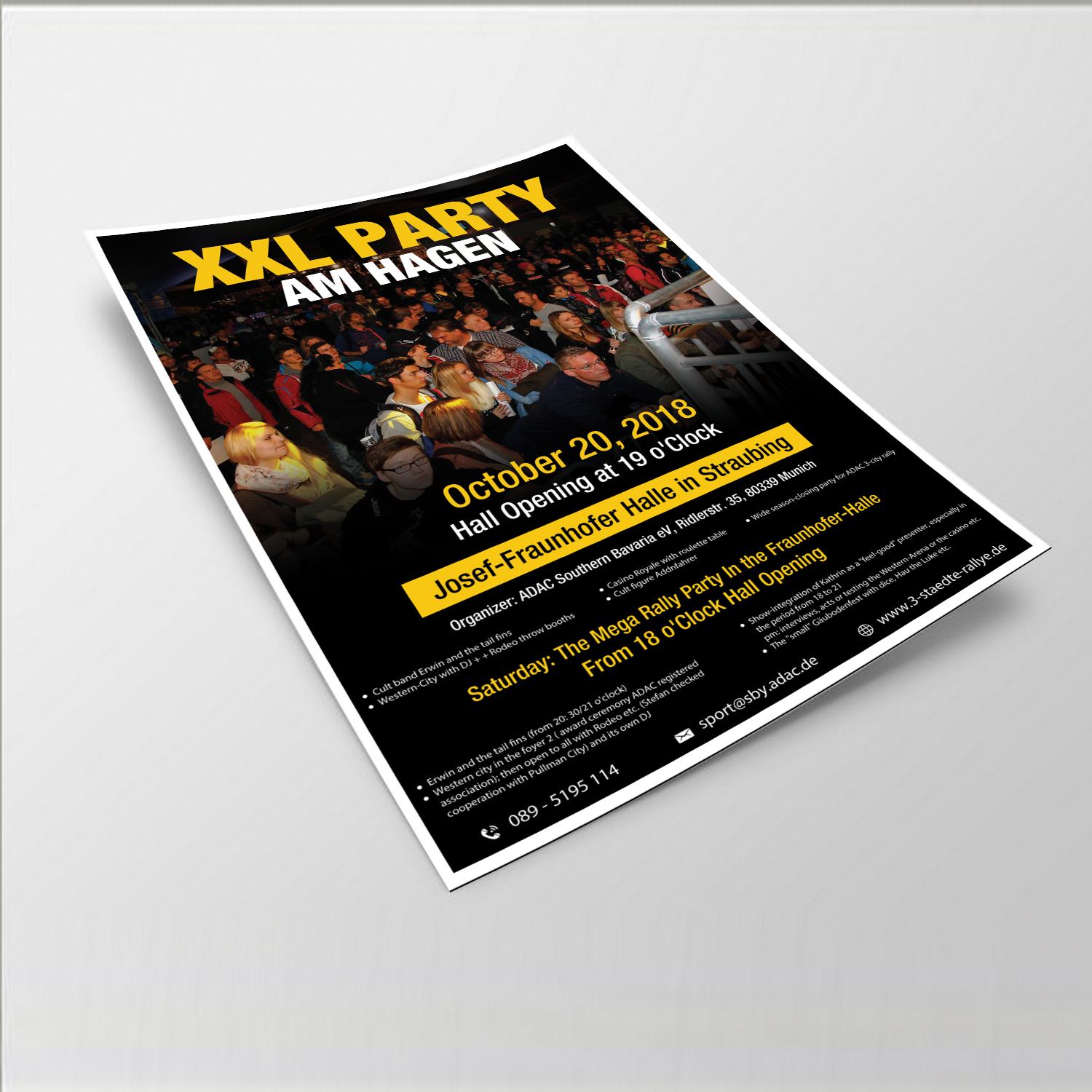 Poster Design by creative.bugs for ADAC Südbayern e.V. | Design #18584279