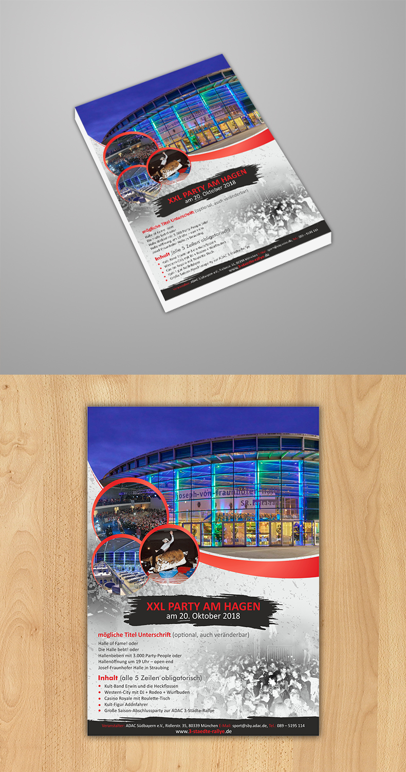Poster Design by ecorokerz for ADAC Südbayern e.V. | Design #18604822