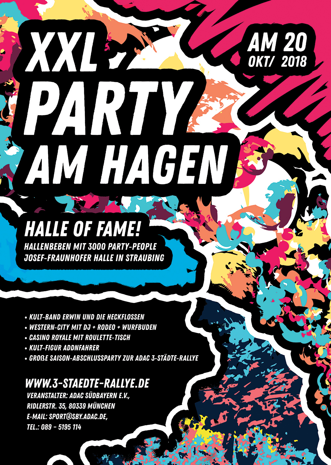 Poster Design by Anton Mayorow for ADAC Südbayern e.V. | Design #18636210