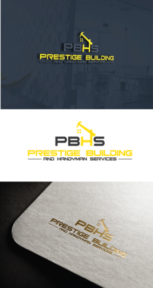 Logo Design by @m for Prestige Building and Handyman Services | Design: #18579009