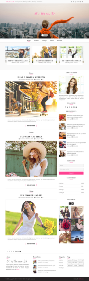 Wordpress Lifestyle Blog | Web-Design von Da Miracle