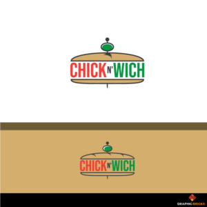 Chick n' Wich or Chick-n-Wich  | Logo Design by Graphic Bricks