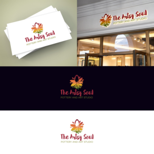 The Artsy Soul Pottery and Art Studio | Design de Logo par ClearDesign